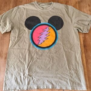 Grateful Dead Mickey Ears Disney Comfort Colors T Shirt Short Sleeve XL
